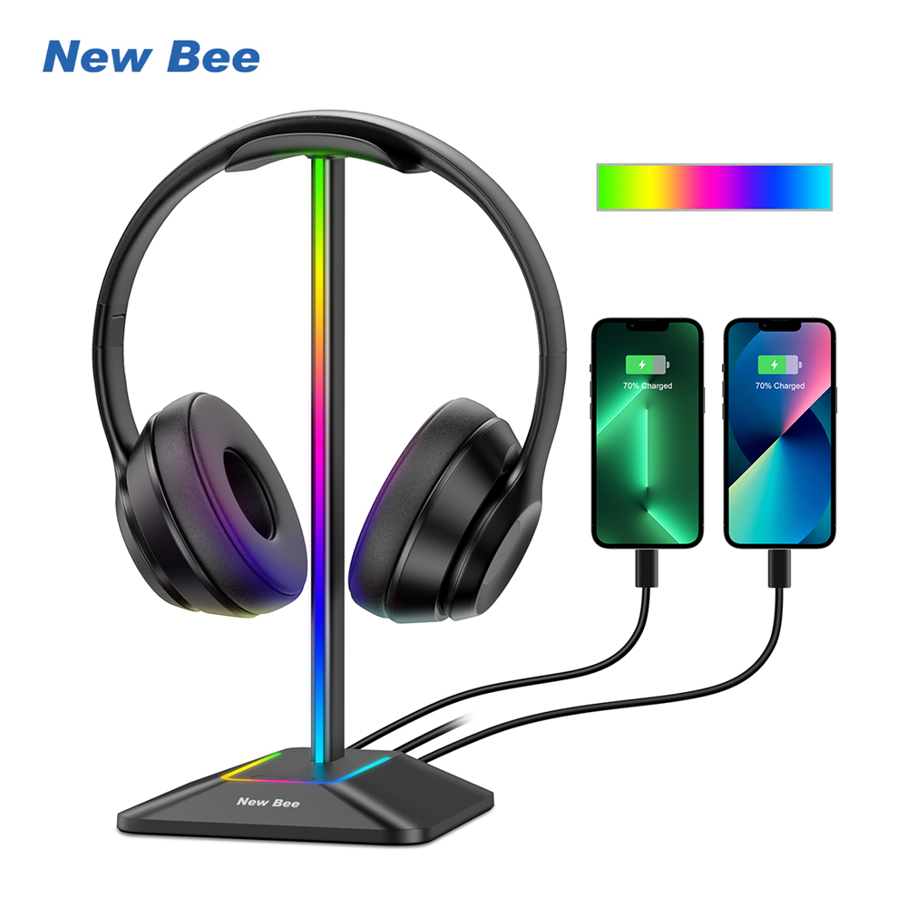 Desk Setup Game - Neuer Bee Z8 RGB-Kopfhörerständer mit 2