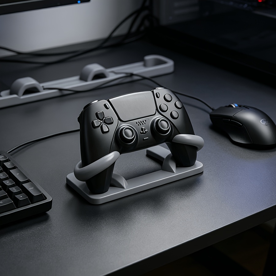 Desk Setup Game - Minimalistischer Spielcontroller-Halter 3D-Gedruckter Rutschfester Schreibtischständer Universelle