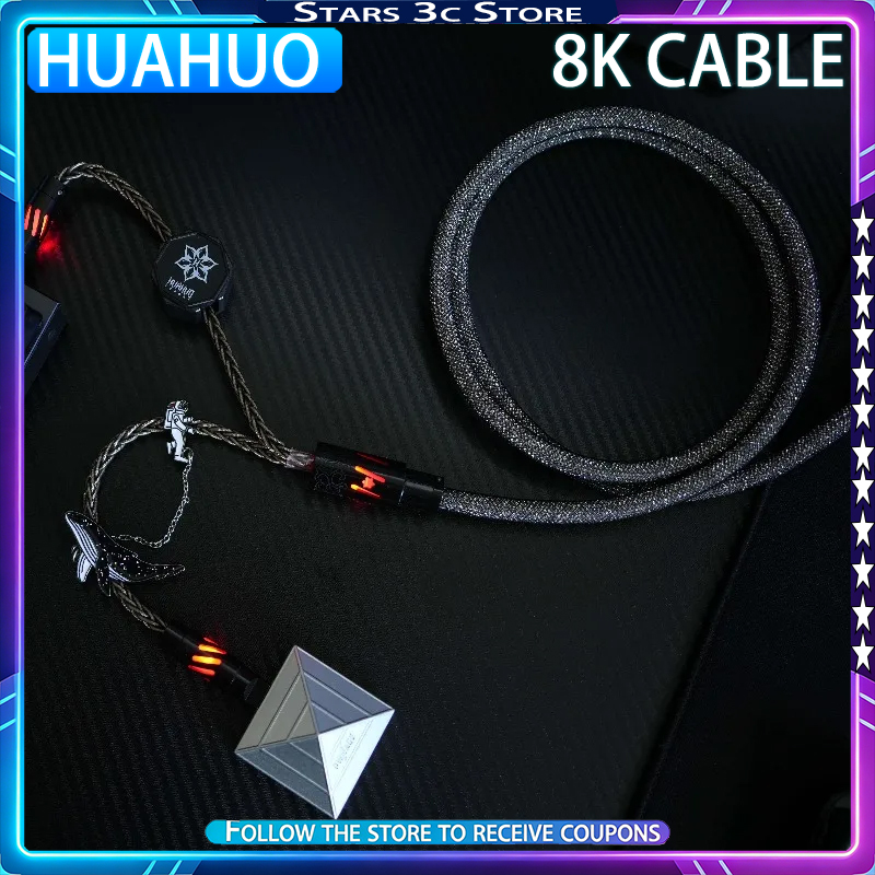 Desk Setup Game - Huahuo Pro 8K Magnetische Achsen-Tastatur Kabel