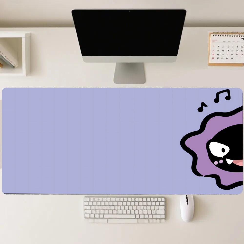 Desk Setup Gadgets - Süße Lila Ausdrucks-Mausmatte XXL – Große
