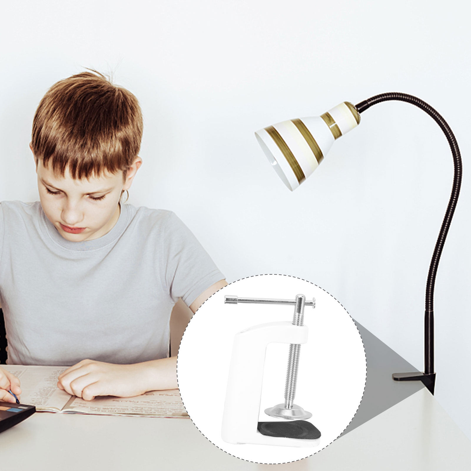 Desk Setup For Studying - Schwerlast-Tischklemme mit C-Clip für Lampen oder