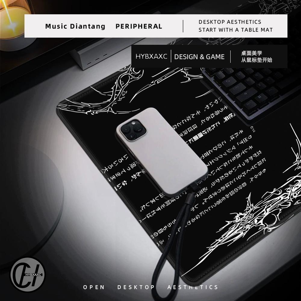 Schwarz-weiße Cybersigilism-Sc – Desk Setup Aesthetic Bewertung und Preis