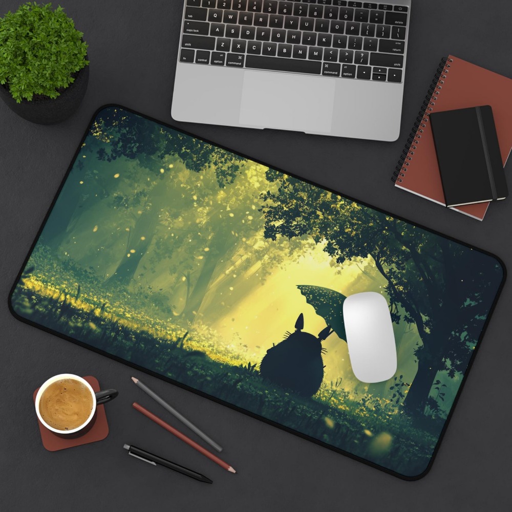 Traumhafter Grüner Wald Totoro – Desk Setup Aesthetic Bewertung und Preis