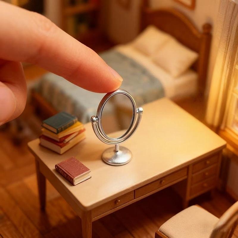 1 Stück Miniatur Retro-Spiegel – Desk Setup Retro Bewertung und Preis