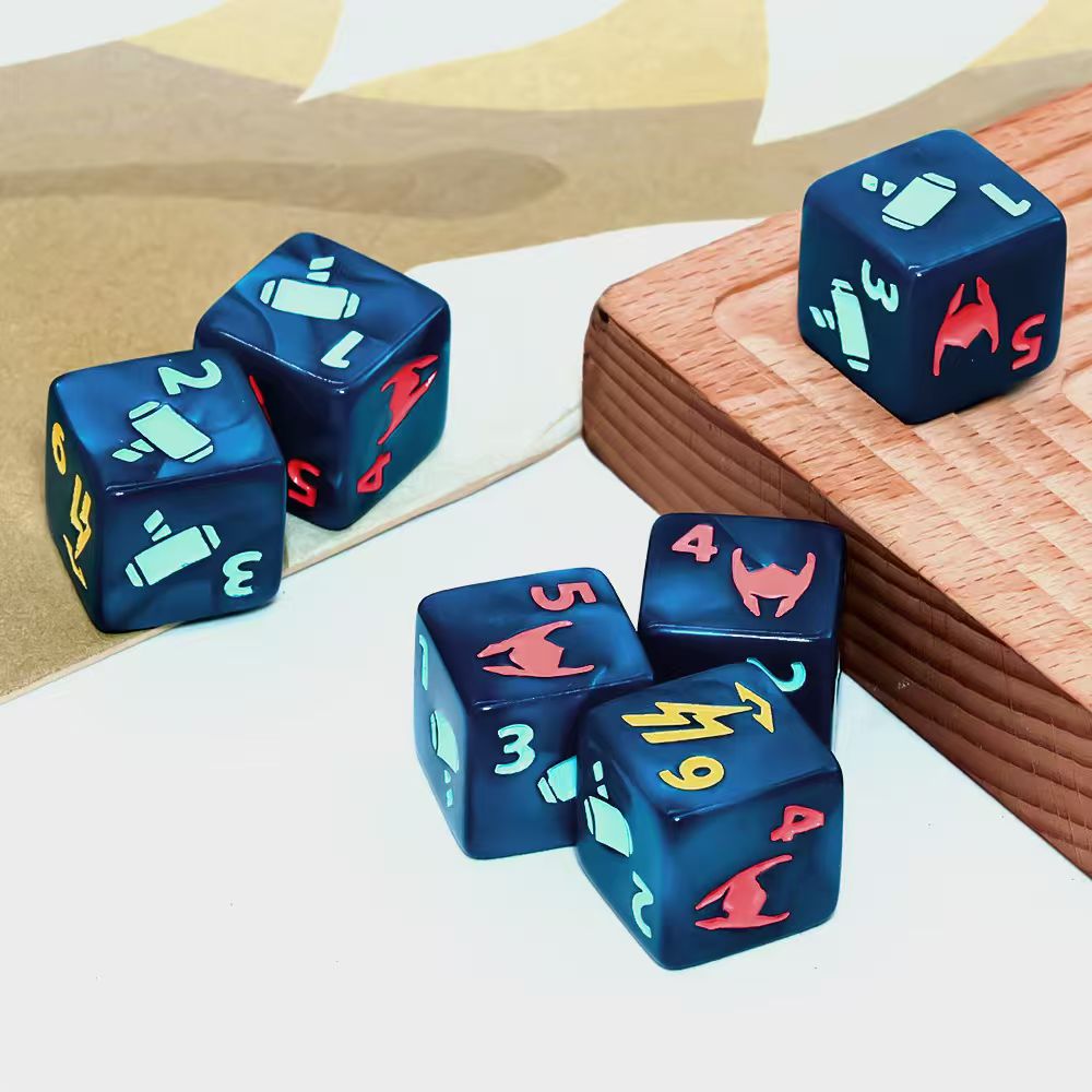 6 blau-grüne Hero-Würfel-Sets  – Desk Setup Game Bewertung und Preis