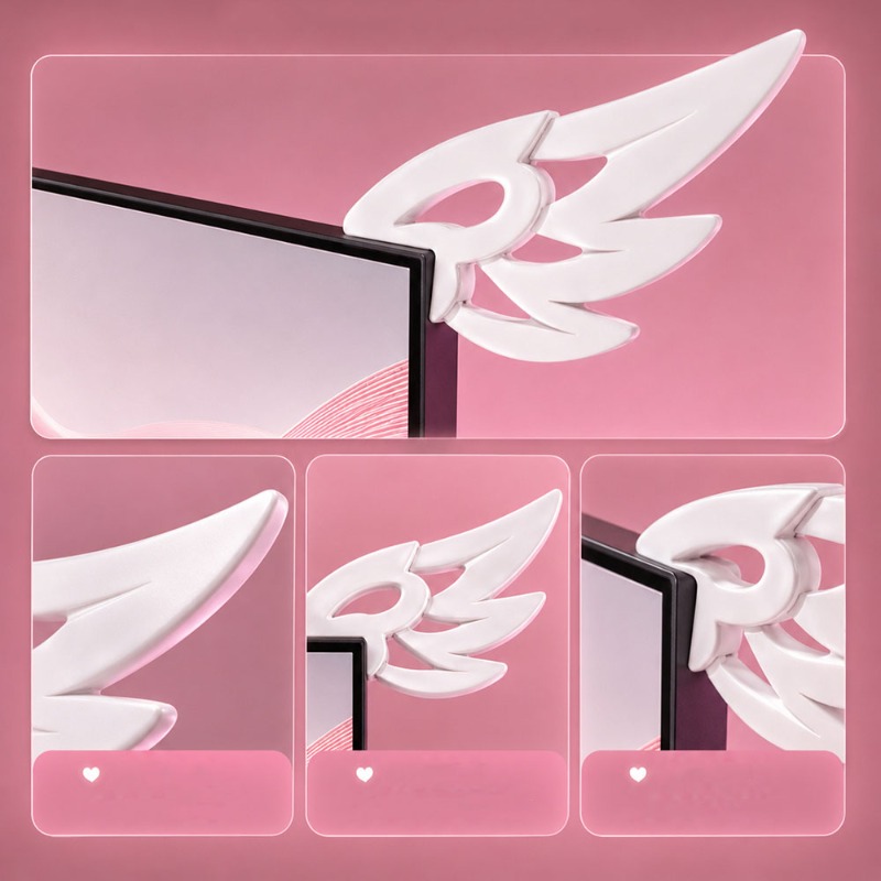Kawaii 3D Flügel-Dekoration fü – Desk Setup Gadgets Bewertung und Preis