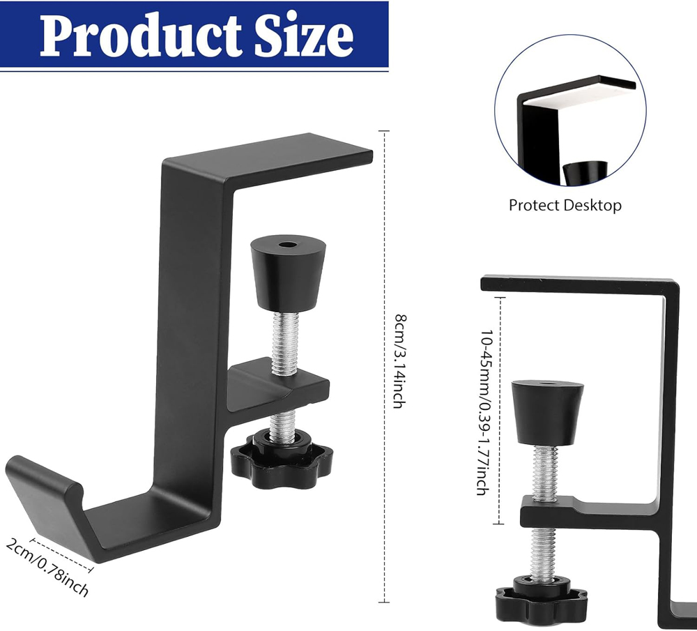 Kopfhörer-Haken aus Aluminiuml – Desk Setup Game Bewertung und Preis