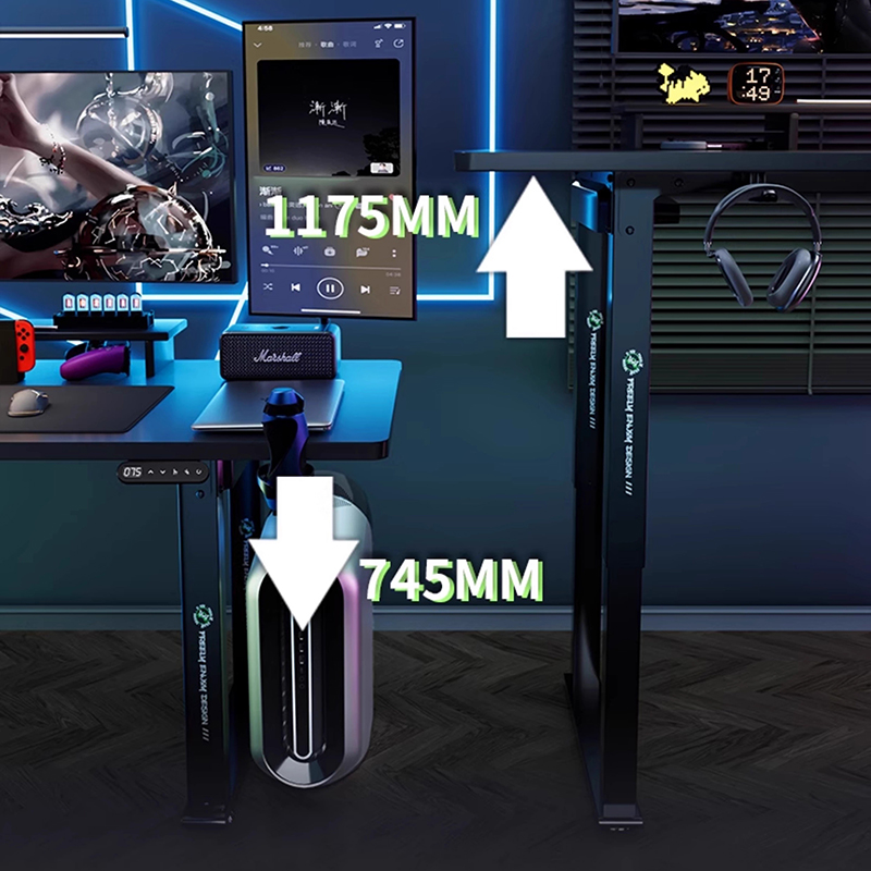 Klapptische Gamer Computertisc – Desk Setup Oak Bewertung und Preis