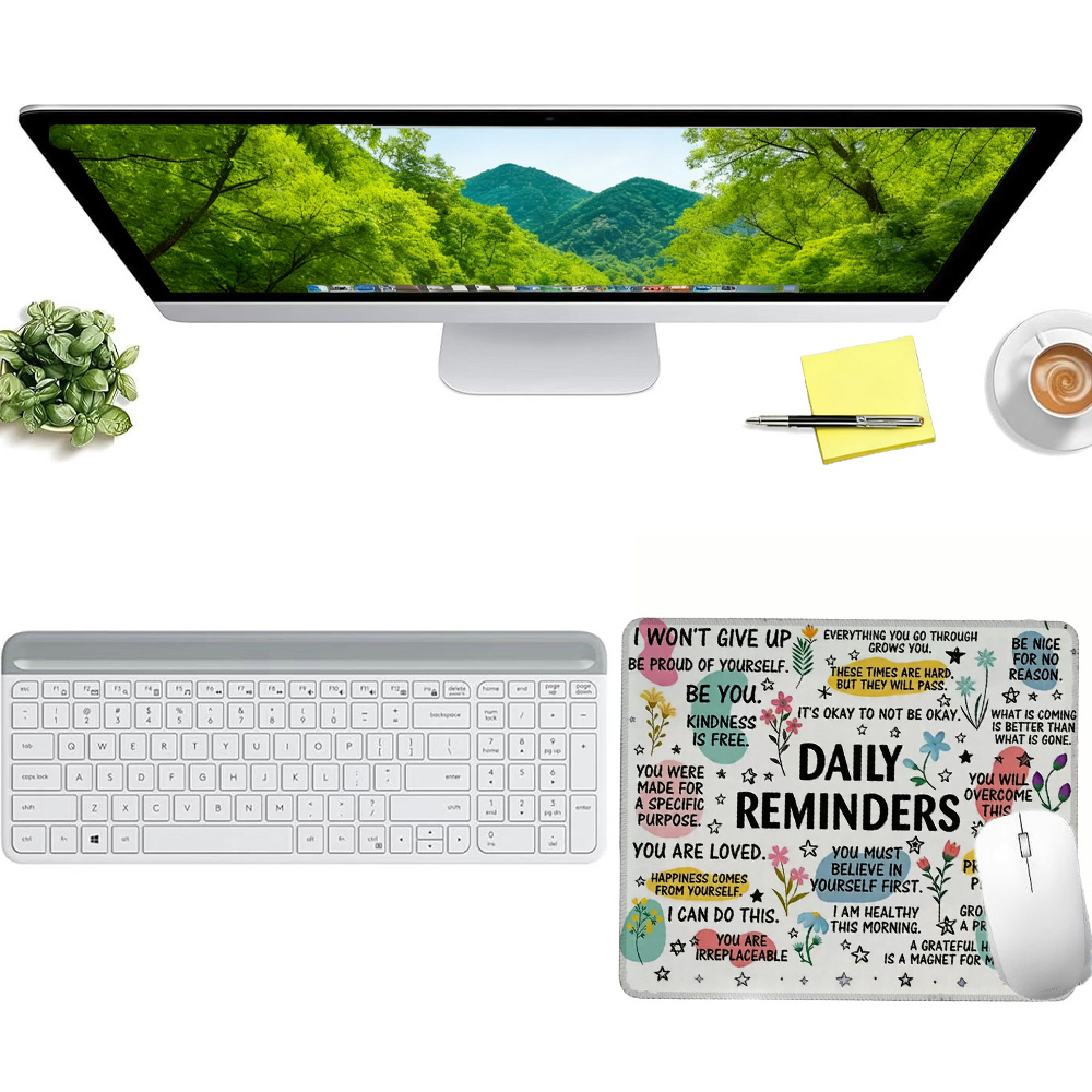 Stilvolles Affirmations-Mauspa – Desk Setup For Studying Bewertung und Preis