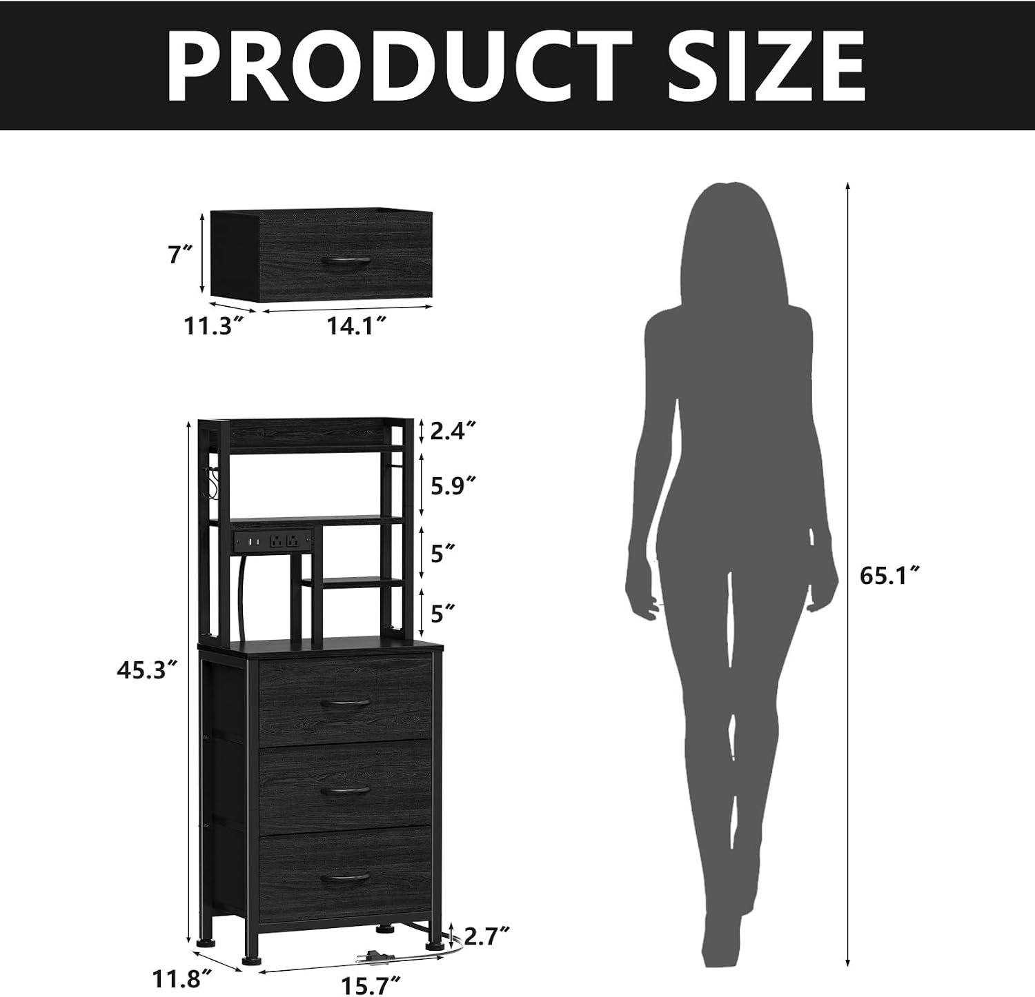 Nachttische im 2er-Set, hoher  – Desk Setup Oak Bewertung und Preis