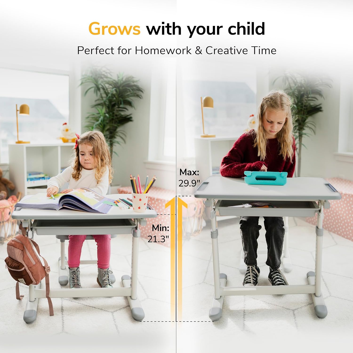 Kinderschreibtisch- und Stuhl- – Desk Setup Ergonomics Bewertung und Preis