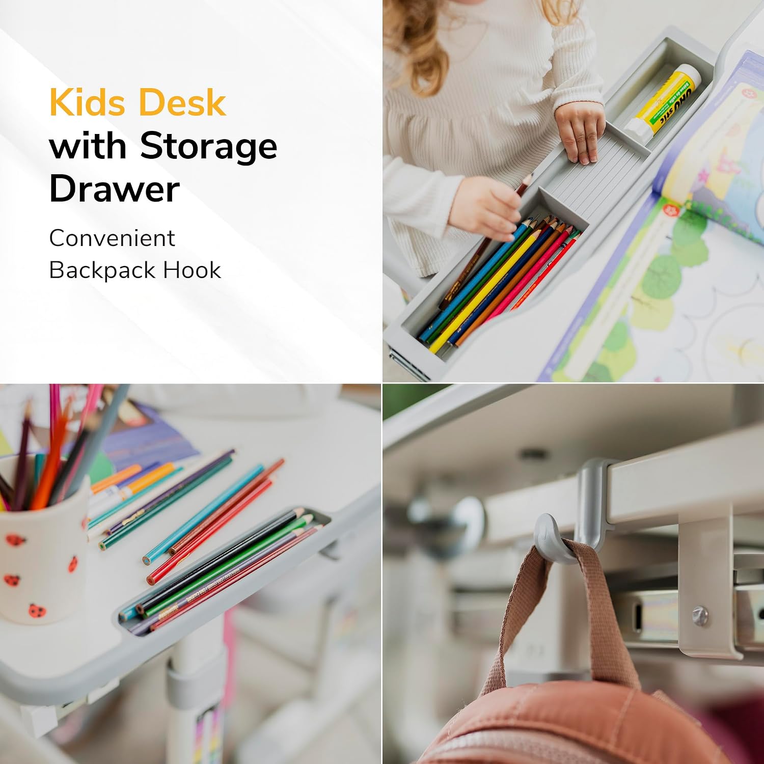 Kinderschreibtisch- und Stuhl- – Desk Setup Ergonomics Bewertung und Preis