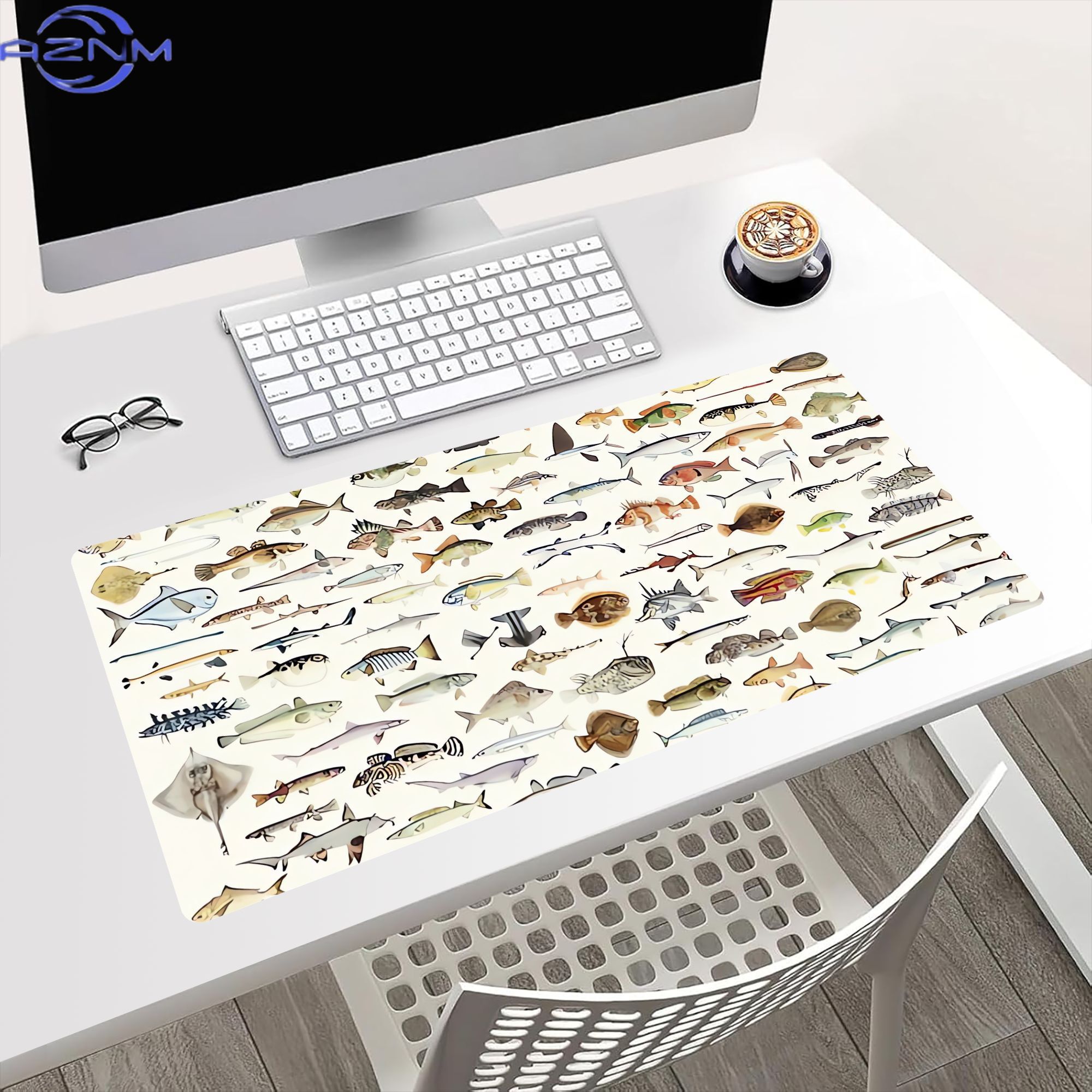 Fisch-Schreibtischmatte für St – Desk Setup Bedroom Bewertung und Preis