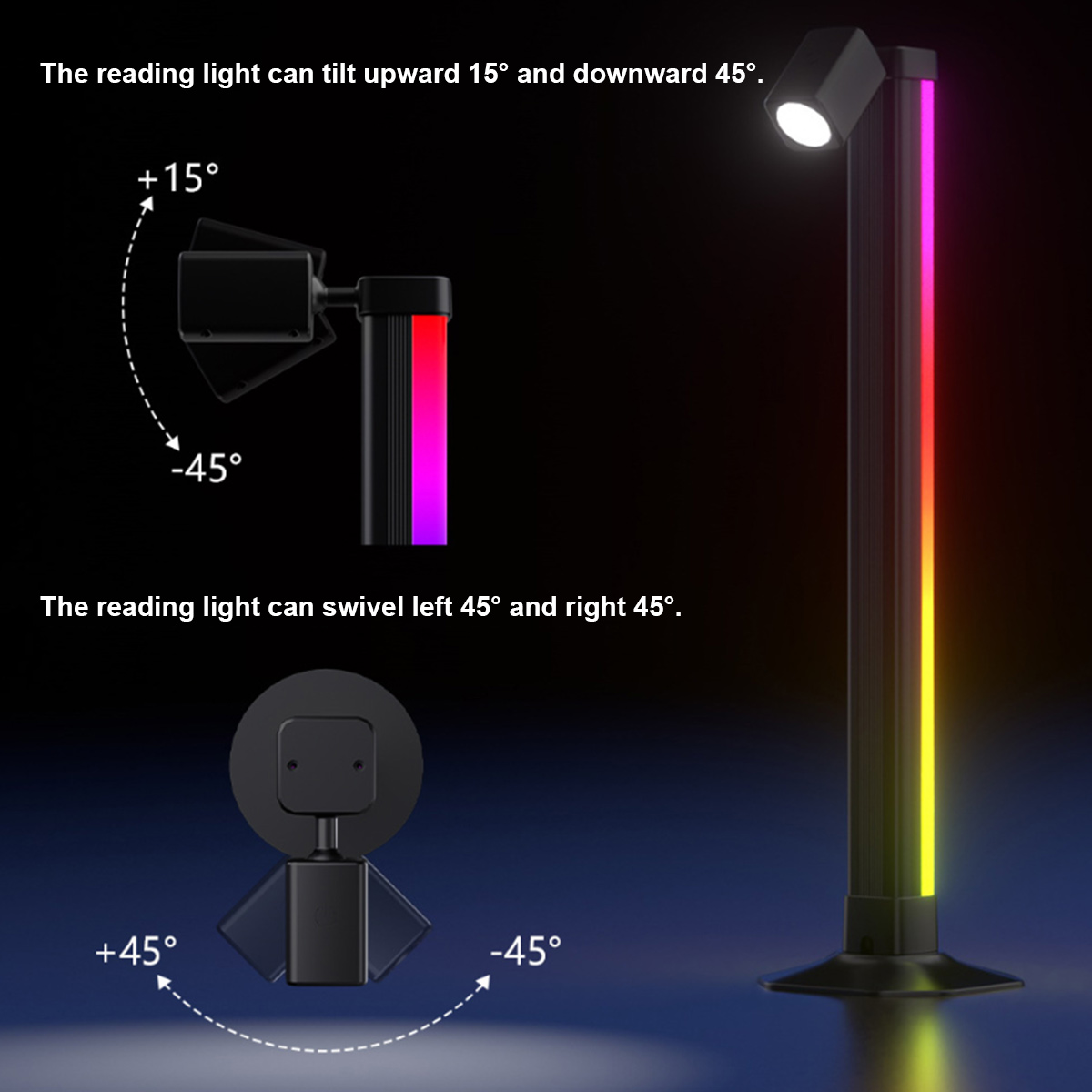 Smarte LED-Lichtleiste RGB mit – Desk Setup Bedroom Bewertung und Preis