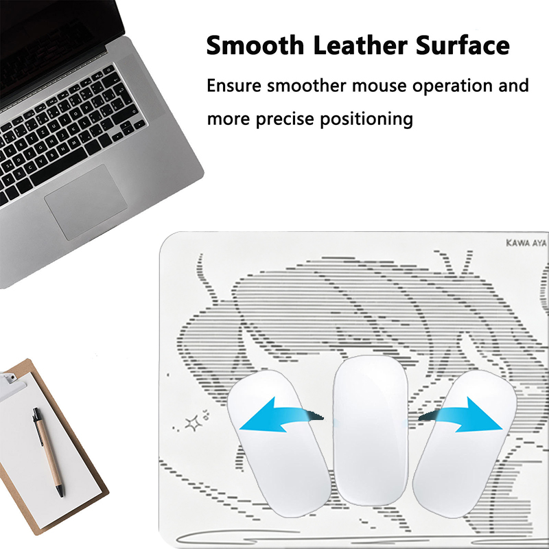 1 Stück Leder-Mauspad Anime En – Desk Setup Cute Bewertung und Preis