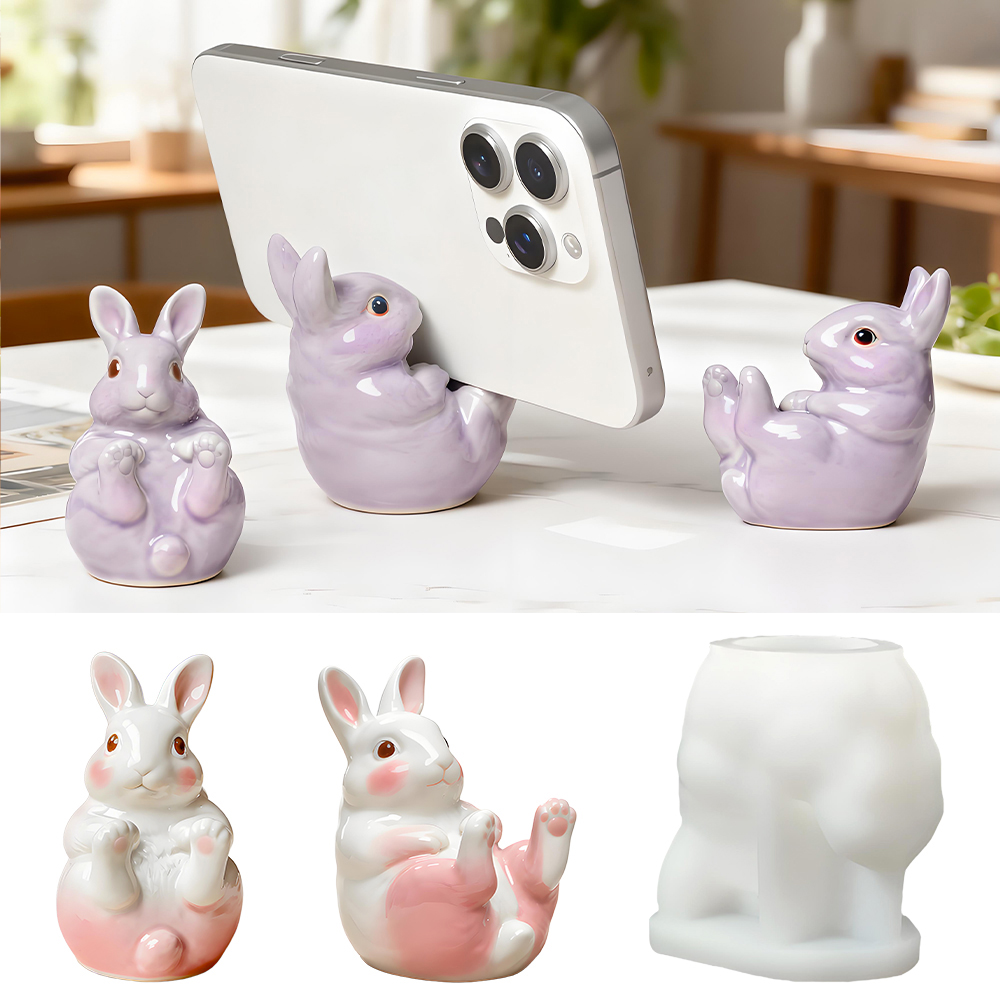 S0284 Niedlicher Hasen-Handyha – Desk Setup Cute Bewertung und Preis
